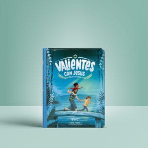 Biblia Valientes con Jesús con cierre - azul DHH