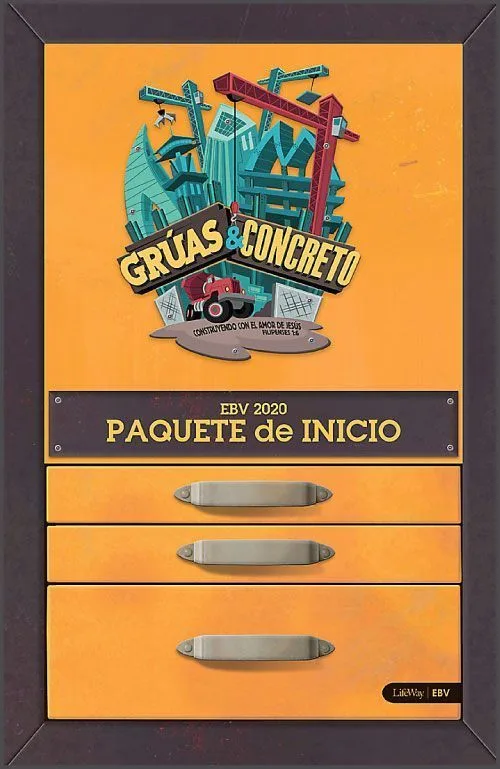 Paquete Educativo Escuela Bíblica Vacacional Grúas y Concreto