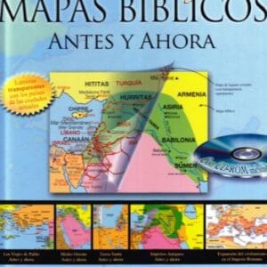 Mapas Bíblicos Antes Y Ahora Edición de lujo. Incluye CD-ROM