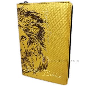 Biblia León Versión RVR1960 con Letra Grande con Cierre y Concordancia