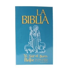 Biblia DHH Yo Soy El Buen Pastor Mis ovejas reconocen mi voz y me siguen Color Azul