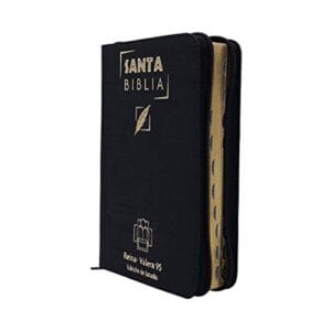 Biblia Reina Valera 1995 de Estudio Color Negro con Cierre