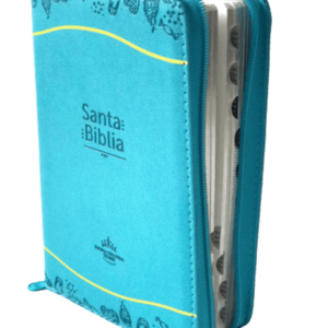 Biblia Reina Valera 1960 Color Azul Amarillo