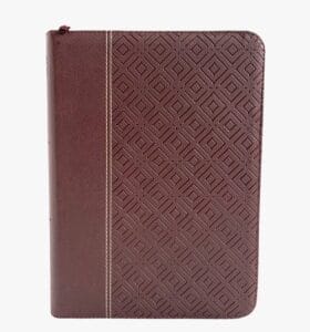 Biblia Reina Valera 1960 Letra Gigante color Vino Tinto con cierre