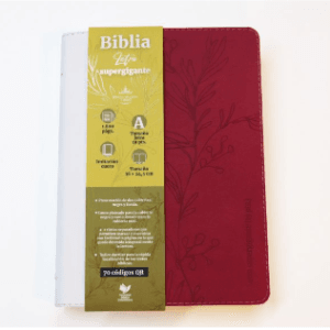 Biblia RVR1960 Letra Súper Gigante Color Fucsia