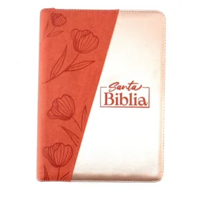 Biblia RVR1960 Letra Gigante Naranja Champagne