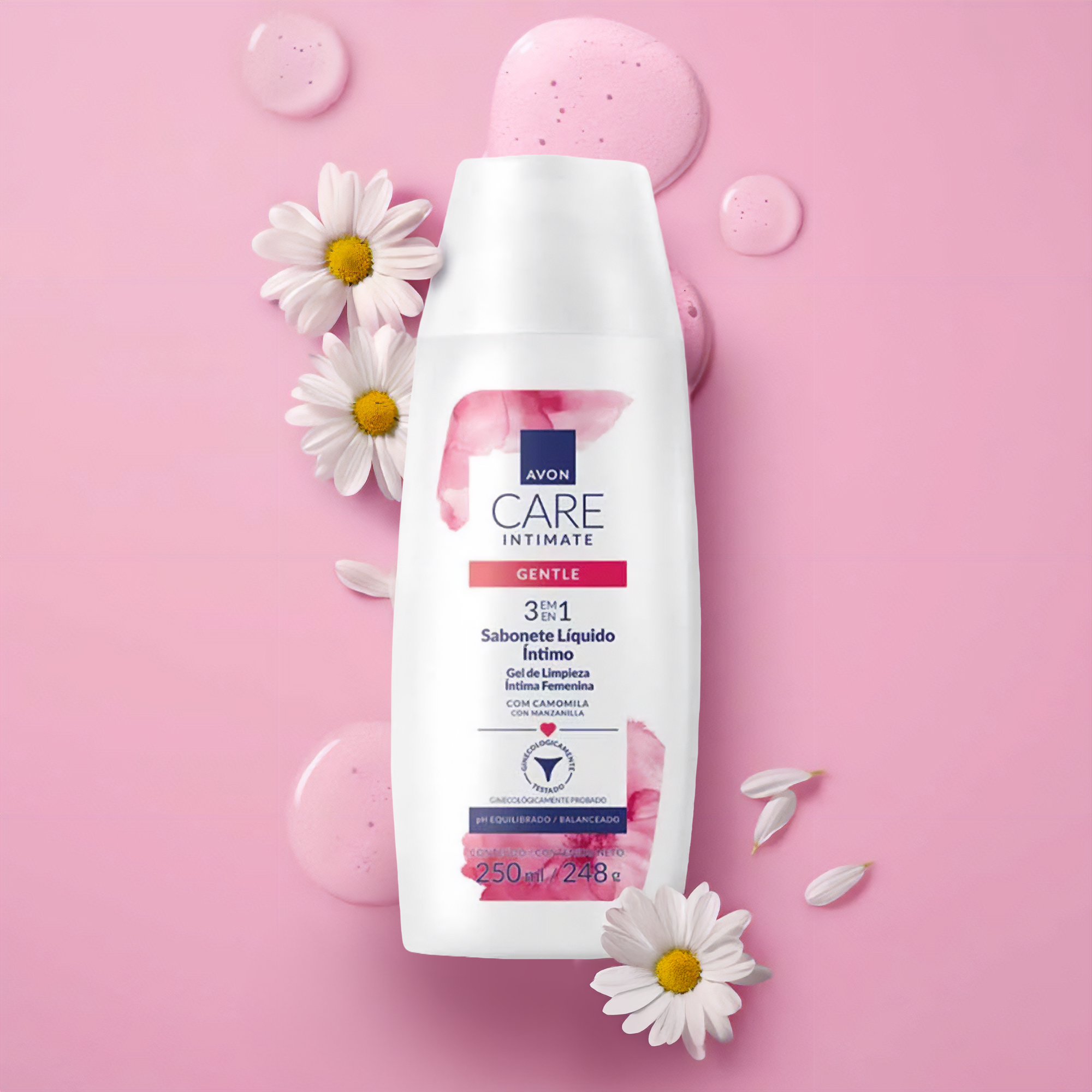 Gel de limpieza íntima femenina Gentle Avon Care Intimate (250 ml)